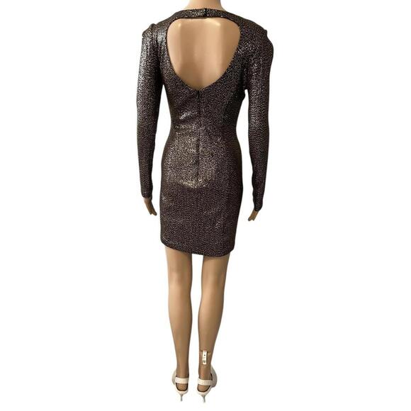 Glamorous Long Sleeve Sequined Dress - Picture 4 of 7